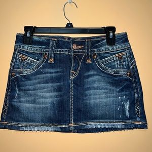 Rock Revival jean mini skirt